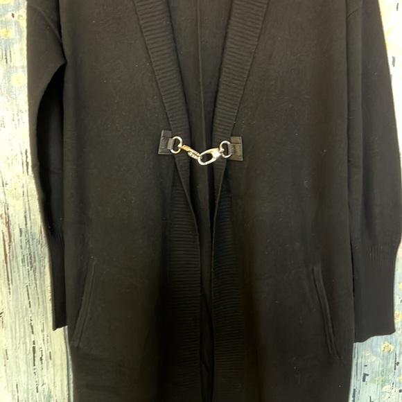 MAGASCHONI black cashmere sweater Size L - Picture 2 of 6